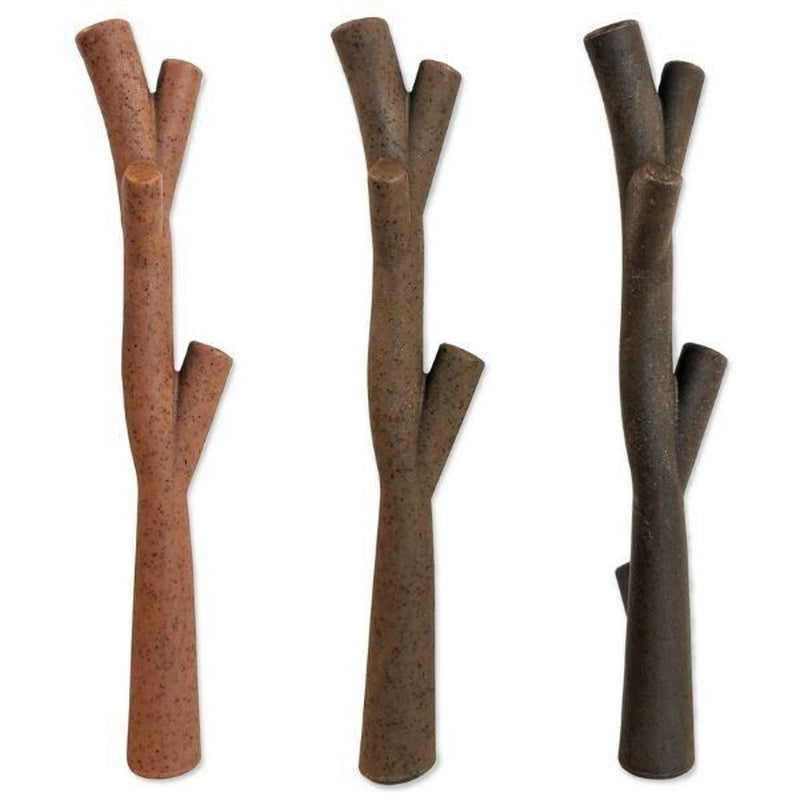 Zeus Nosh Trio Tough Nylon Dog Chew Toys - Chicken, Bacon, Beef, and Cheese Flavors