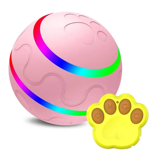 Interactive Dog Ball - Upgraded Durable Motion-Activated Automatic Rolling Toy for Dogs of All Sizes, USB Rechargeable by Springtok