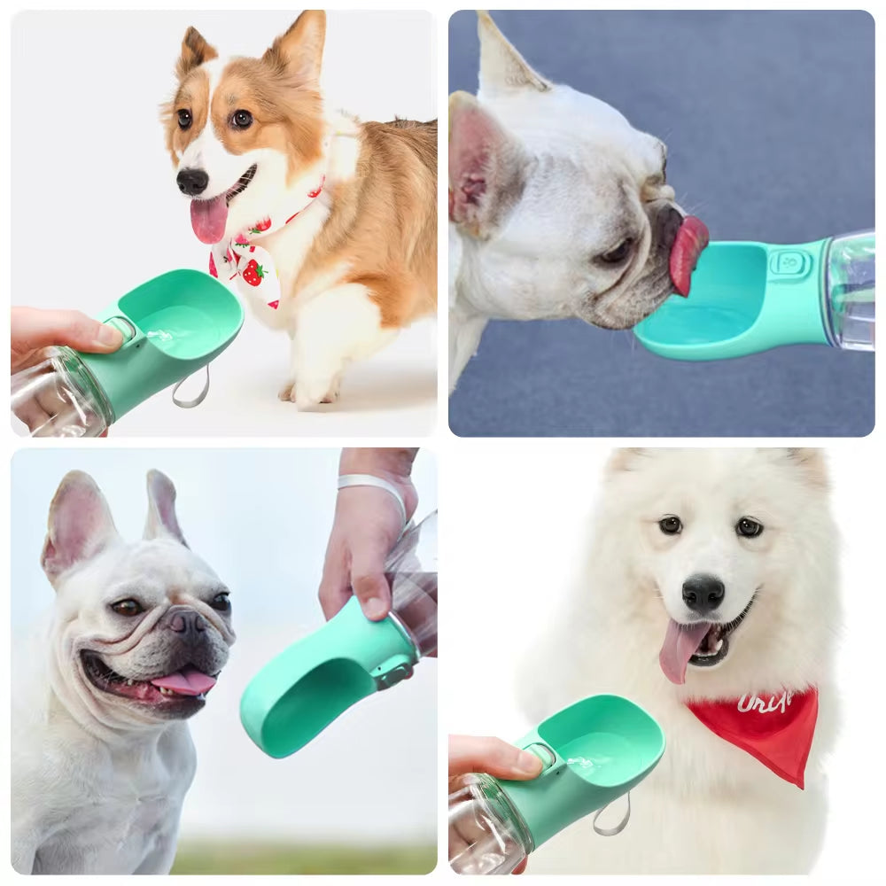 Portable Leakproof Dog Water Bottle for Small and Large Dogs and Cats - Ideal for Outdoor Walks and Adventures