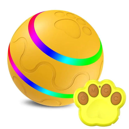 Interactive Dog Ball - Upgraded Durable Motion-Activated Automatic Rolling Toy for Dogs of All Sizes, USB Rechargeable by Springtok