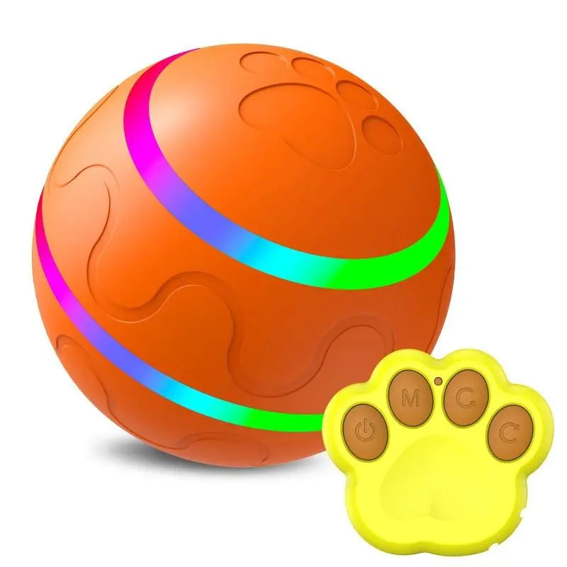 Interactive Dog Ball - Upgraded Durable Motion-Activated Automatic Rolling Toy for Dogs of All Sizes, USB Rechargeable by Springtok