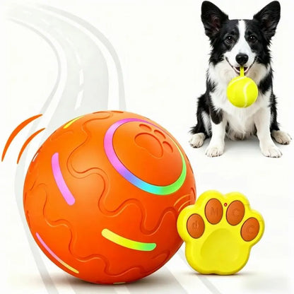 Interactive Dog Ball - Upgraded Durable Motion-Activated Automatic Rolling Toy for Dogs of All Sizes, USB Rechargeable by Springtok