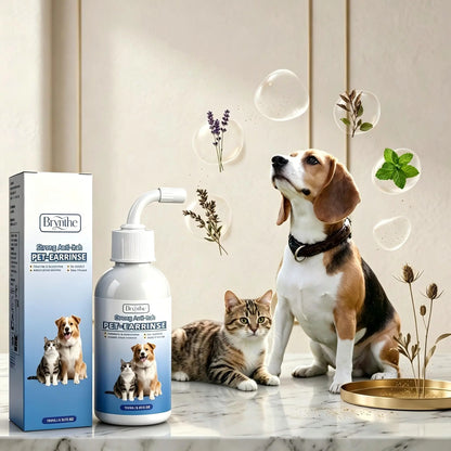 Gentle Pet Ear Wash - The Ultimate Odor-Free Cleaning Solution for Your Dogs and Cats