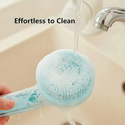 2026 Innovative 2-In-1 Pet Bath and Grooming Deshedding Brush with Integrated Soap Dispenser, 8In x 3In x 4In, Gentle Massage Tool for Dogs and Cats, Enhances Coat Care, Improves Bathing Experience, Promotes Blood Circulation