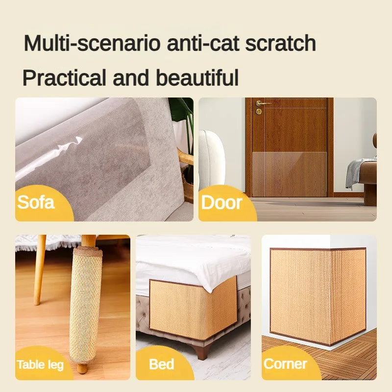 Sofa Protection Cat Scratching Post and Scratch Pad - Durable Cat Toy and Nail Care Solution