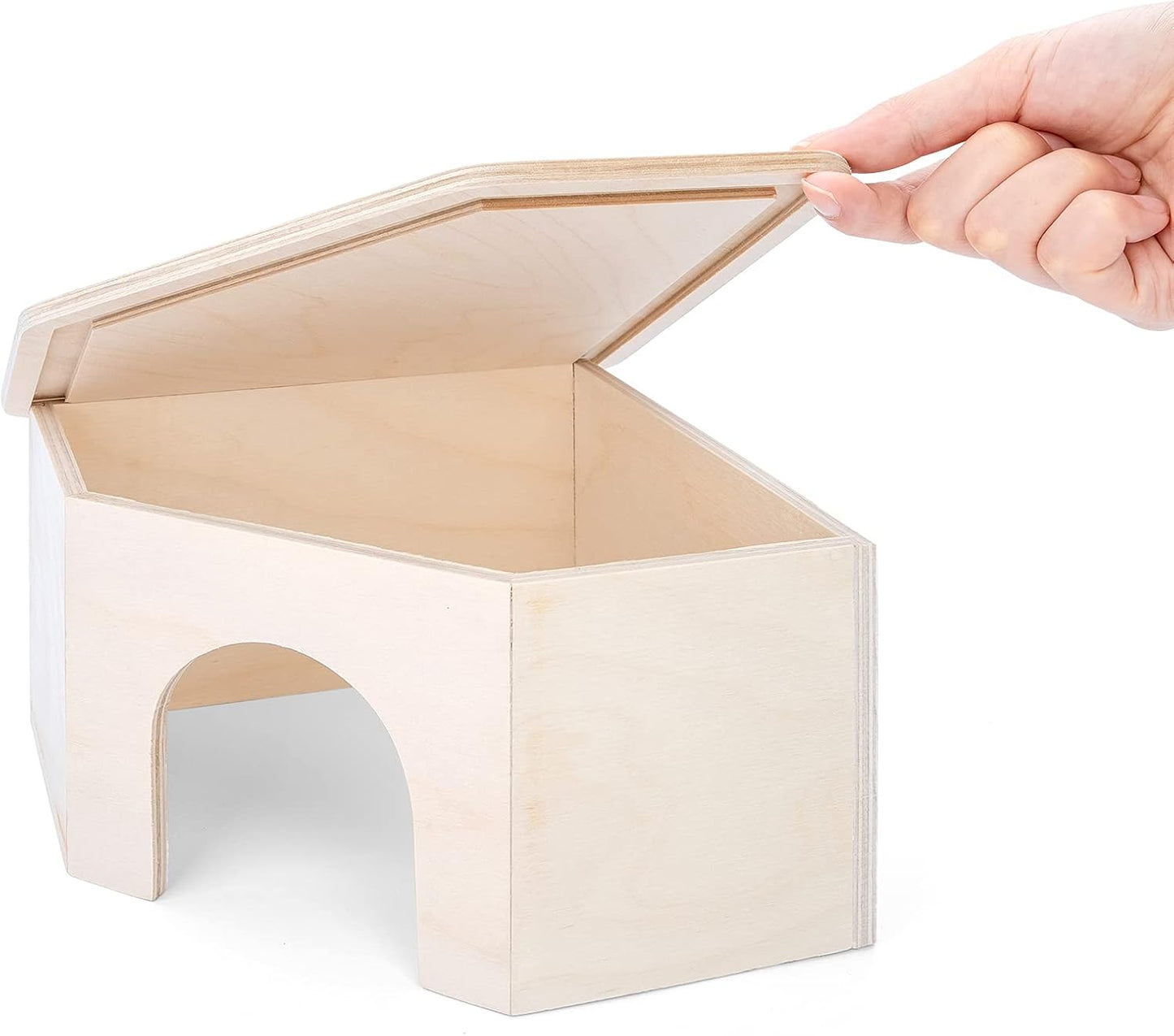 Birch Chamber Maze Hamster Hideout - Forest Habitat Decoration for Small Pets Including Hamsters, Mice, and Gerbils