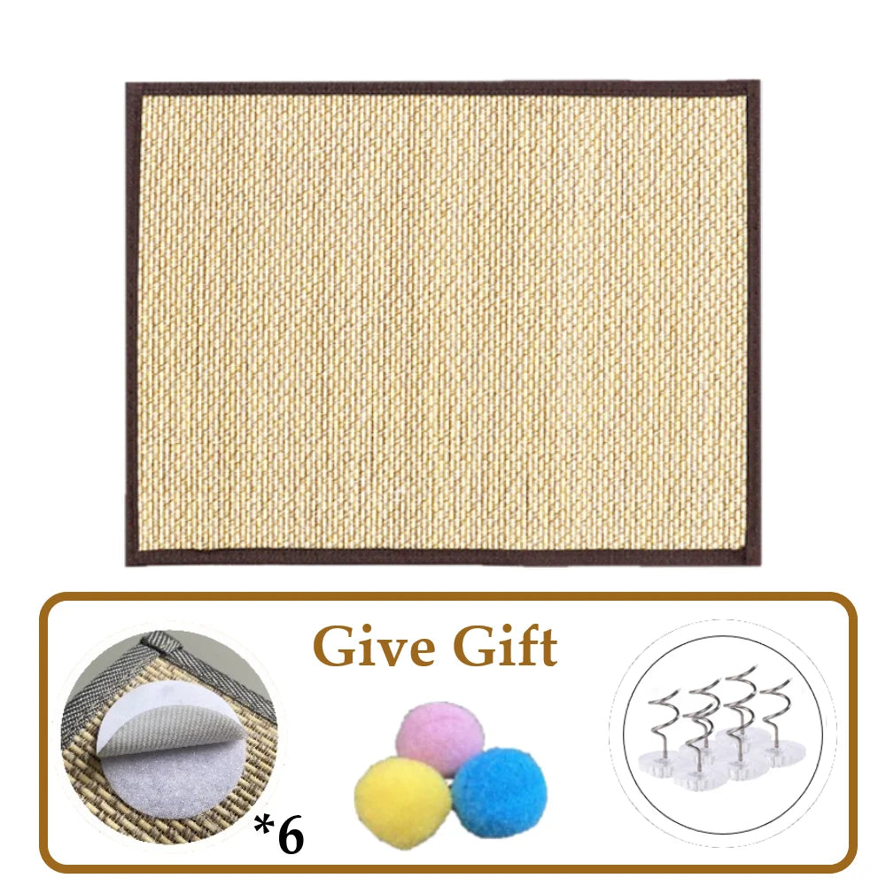 Sofa Protection Cat Scratching Post and Scratch Pad - Durable Cat Toy and Nail Care Solution