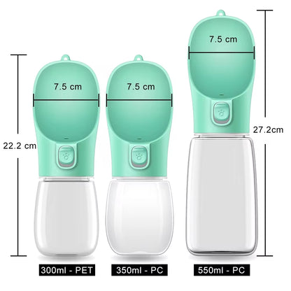 Portable Leakproof Dog Water Bottle for Small and Large Dogs and Cats - Ideal for Outdoor Walks and Adventures