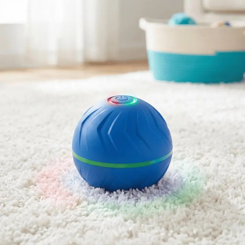 Interactive Dog Ball - Upgraded Durable Motion-Activated Automatic Rolling Toy for Dogs of All Sizes, USB Rechargeable by Springtok