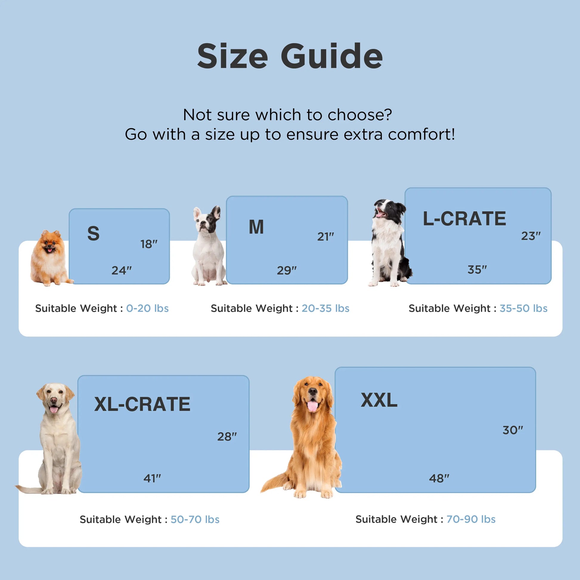Bedsure Washable Cooling Mat for Dogs – Q-MAX>0.4 Non-Slip Summer Crate Bed for Large Dogs, No Gel or Electricity Required