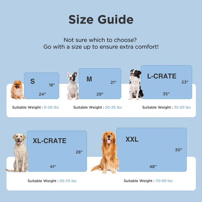 Bedsure Washable Cooling Mat for Dogs – Q-MAX>0.4 Non-Slip Summer Crate Bed for Large Dogs, No Gel or Electricity Required