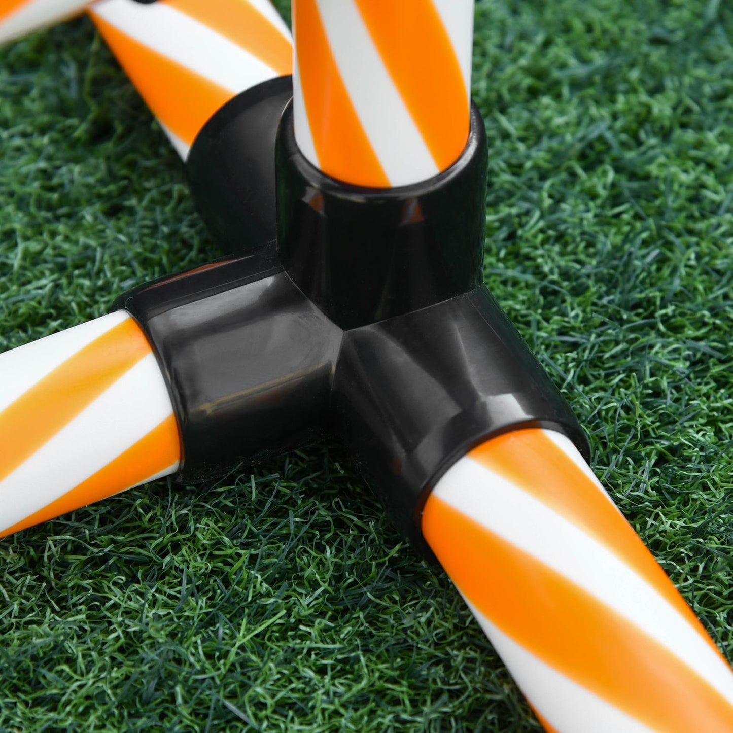 Professional Dog Agility Weave Pole Training Obstacle Course Set with Whistle