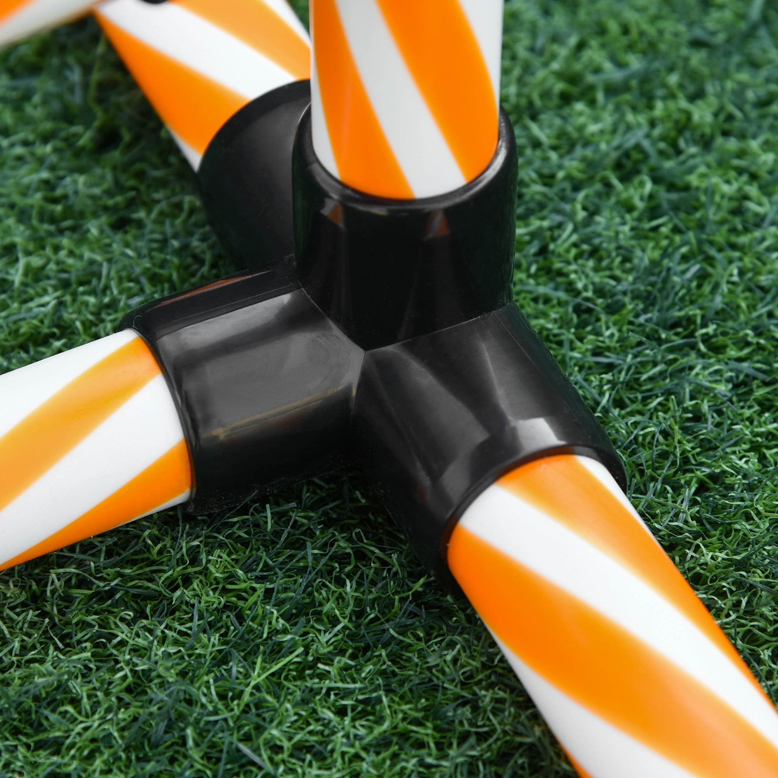 Professional Dog Agility Weave Pole Training Obstacle Course Set with Whistle